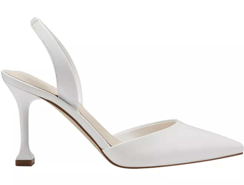 NWT Marc Fisher - White Hadya Slingback Pump - 7.5